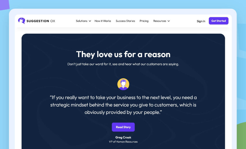 Many SaaS websites combine these elements as social proof as well