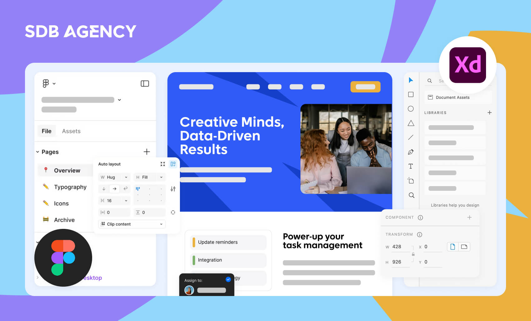 A comparison between Figma and Adobe XD