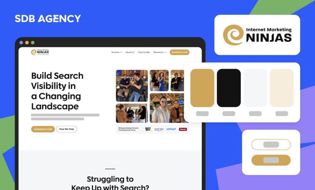 A graphic explaining how to choose the right brand colors