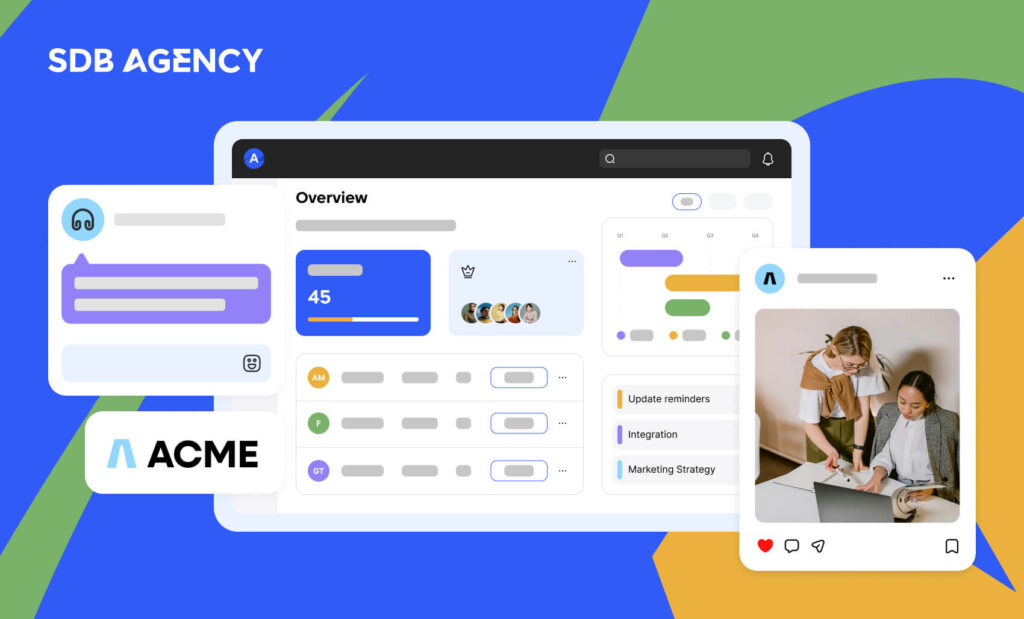 A graphic illustrating how SaaS brands can build trust and customer loyalty