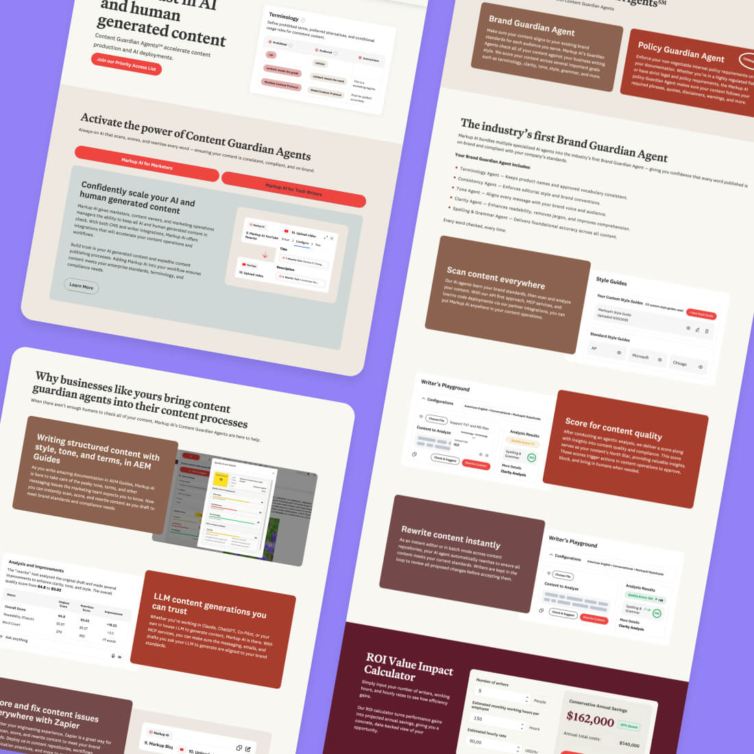 Markup ai Page Section