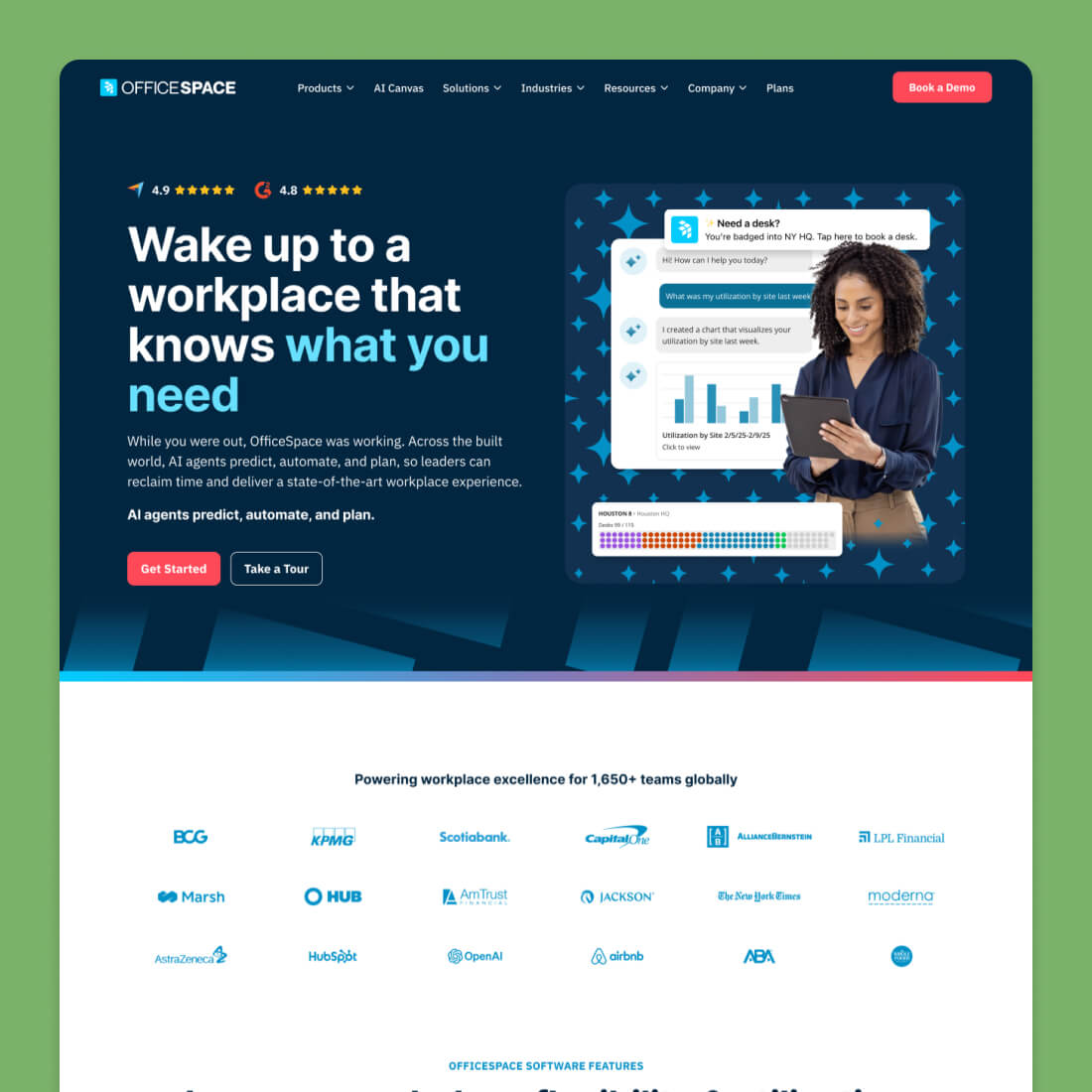 Officespace Homepage