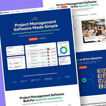 Workzone portfolio shot — SDB Agency work